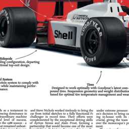 Mclaren Mp4/4 1988 Technical Print - Ayrton Senna Honda F1 Racing Poster Classic Formula 1 Engineering Wall Art - thumbnail 2