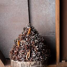 Rustic Christmas Table Decoration, Eco Tree, Pine Cone Trees, Natural Pine Cones, Organic Decor, Rustic Tree - thumbnail 4