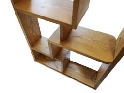 Solid Pine Bookcase Low Shelving Unit, Ornament Display Shelf