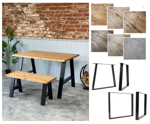 Cronx // Modern Industrial Dining Table - image 1