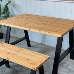 Cronx // Modern Industrial Dining Table - thumbnail 3