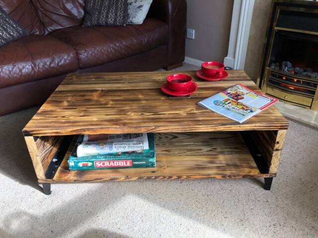 Rustic Table-Reclaimed Wood-Coffee Table-Table-Bespoke Table Saved & Remade-Natural Wood Table-5Th Wedding Anniversary - image 1