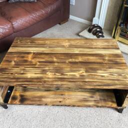 Rustic Table-Reclaimed Wood-Coffee Table-Table-Bespoke Table Saved & Remade-Natural Wood Table-5Th Wedding Anniversary - thumbnail 3