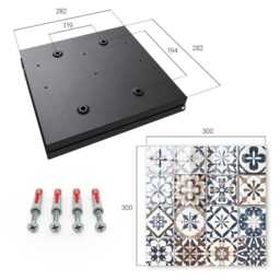 Arabesque Mosaic Wall Mounted Key Cabinet, Brown Box For Home, Geometric Geometric, Lovers Of Classics & Elegance - thumbnail 4