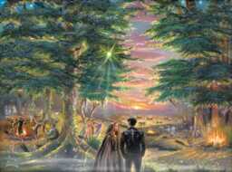 There You Are - Calanmai Oil Painting Art Print From A Court Of Thorns & Roses - Acotar Sarah J. Maas Rhysand Fayre - thumbnail 1