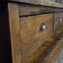 Large Solid Wood Sideboard Reclaimed Timber. Please Read Description Before Placing An Order - thumbnail 4