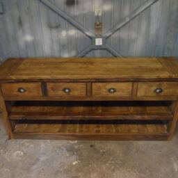 Large Solid Wood Sideboard Reclaimed Timber. Please Read Description Before Placing An Order - thumbnail 2