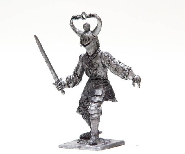 Tin 54mm Burgundy. Jean D'crequi, Ambassador in France. Knight 132 Scale Warrior - image 1