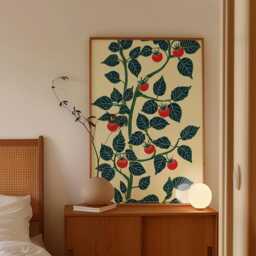 Japanese Bamboo Poster, Minimalist Botanical Wall Art Print - thumbnail 2