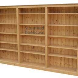 Solid Wood, 6Ft X 9Ft Adjustable Display Shelving Unit, Library Bookcase, Large Bookshelves - Pne-69 - thumbnail 2