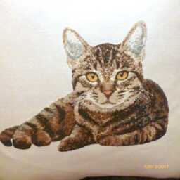 Cat Tapestry Pillow Cover, Extra Large Floor Pillows With Cats - thumbnail 3