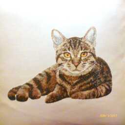 Cat Tapestry Pillow Cover, Extra Large Floor Pillows With Cats - thumbnail 2