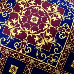 Ceiling Scarf Pillow - Red/Blue - thumbnail 4