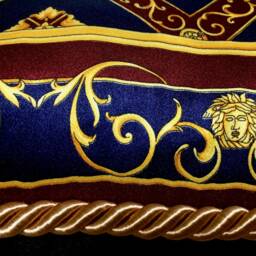 Ceiling Scarf Pillow - Red/Blue - thumbnail 3
