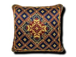 Ceiling Scarf Pillow - Red/Blue