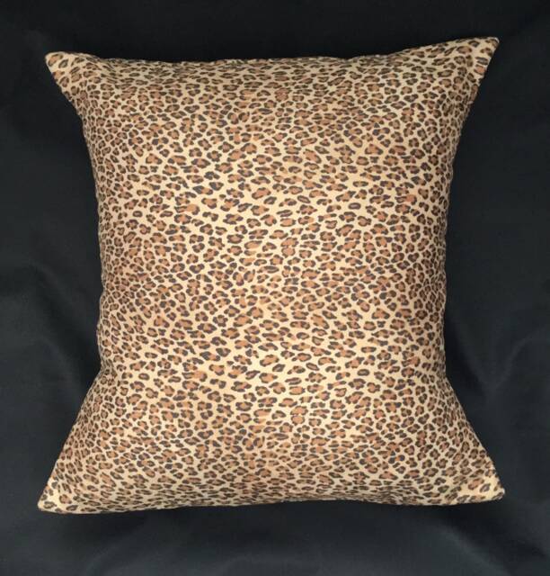 Animal Print Pillow, Faux Suede Leopard Pillow Cover, Suede, Cheetah Pillow, Pillow Cover, Safari Animal Print, Jungle - image 1