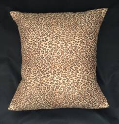 Animal Print Pillow, Faux Suede Leopard Pillow Cover, Suede, Cheetah Pillow, Pillow Cover, Safari Animal Print, Jungle - thumbnail 1