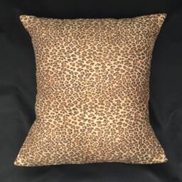 Animal Print Pillow, Faux Suede Leopard Pillow Cover, Suede, Cheetah Pillow, Pillow Cover, Safari Animal Print, Jungle - thumbnail 2