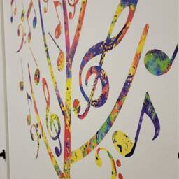 Music Note Tree Wall Decal - thumbnail 4