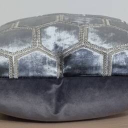 Designers Guild Manipur Graphite Fabric Cushion Cover 45x45 cm - thumbnail 2