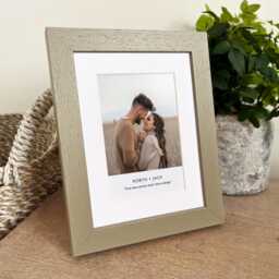 Personalised Printed & Framed Photo Handmade Taupe Picture Frame. Custom Made. Printing. Gift. Home. Wall Decor. Keepsake - thumbnail 4