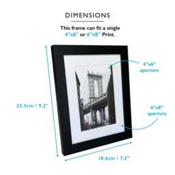 Personalised Printed & Framed Photo Handmade Taupe Picture Frame. Custom Made. Printing. Gift. Home. Wall Decor. Keepsake - thumbnail 3