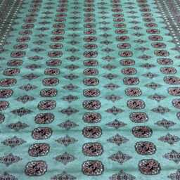 9x12 Turquoise Color Bokhara Rug - Washable Kitchen Woolen Living Room Hand Knotted Wall Teal - thumbnail 3