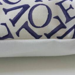 "Cushion Cover in Sanderson Emma Bridgewater Love Purple 14"" 16"" 18"" 20" - thumbnail 2