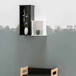 Montessori Bench With Storage Boxes Beech Wood Kids Furniture - thumbnail 3