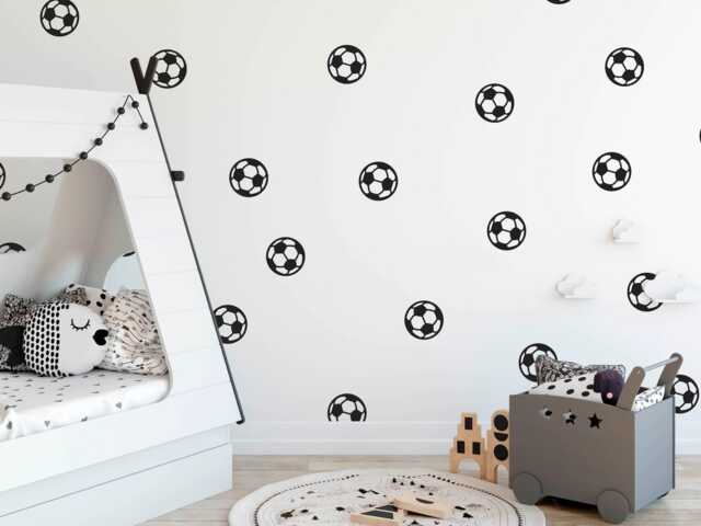 Soccer Ball Wall Decals - Nursery Decor, Sports Theme - image 1