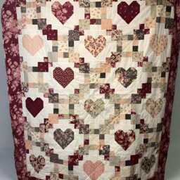 Heartstrings Harmony Quilt Pattern PDF - Scrappy Heart Patchwork Throw Size 60x72 Romantic Instant Download - thumbnail 4