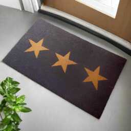 Impression Three Star Doormat Indoor & Outdoor Coir Doormat 60X 40 X 2cm - thumbnail 1