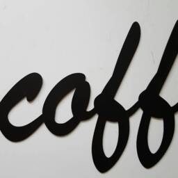 Metal Wall Art. Sign. Coffee Black Rustic Home Decor.metal Decor. Office - thumbnail 3