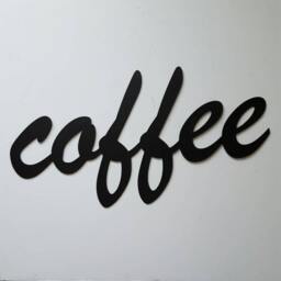 Metal Wall Art. Sign. Coffee Black Rustic Home Decor.metal Decor. Office - thumbnail 1