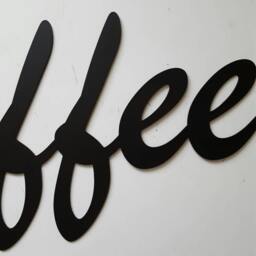 Metal Wall Art. Sign. Coffee Black Rustic Home Decor.metal Decor. Office - thumbnail 2