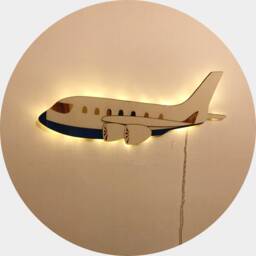 Children's Lamp Airplane Night Light