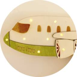 Children's Lamp Airplane Night Light - thumbnail 2