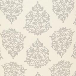 Linen Block Print Pattern Natural Cream/Beige Drum Lightshade/Lampshade , Ceiling Shade - thumbnail 2