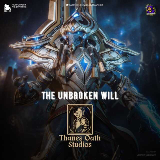 The Unbroken Will - Alien Templar Galactic Warrior Sci-Fi King Artanis Resin Figure 16K - image 1