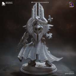 The Unbroken Will - Alien Templar Galactic Warrior Sci-Fi King Artanis Resin Figure 16K - thumbnail 4