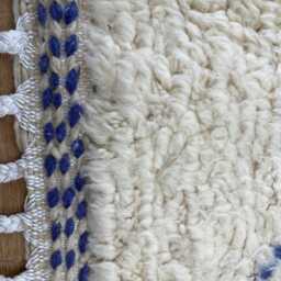 Moroccan Rug 6x10.4 Ft - Handmade Striped Beni Ourain Bohemian Decor Handmade Area Wool Berber Rugs For Living Room - thumbnail 4