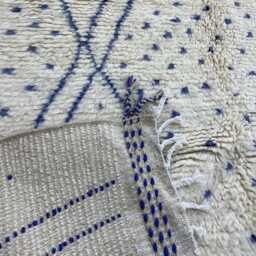 Moroccan Rug 6x10.4 Ft - Handmade Striped Beni Ourain Bohemian Decor Handmade Area Wool Berber Rugs For Living Room - thumbnail 3