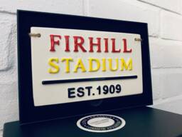 Partick Thistle-Firhill Stadium-Scotland-Football Club-Plaque-Football Wall Sign-Man Cave-Birthday Gift-Sports Decor-Home Bar-Father's Day - thumbnail 1