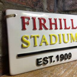 Partick Thistle-Firhill Stadium-Scotland-Football Club-Plaque-Football Wall Sign-Man Cave-Birthday Gift-Sports Decor-Home Bar-Father's Day - thumbnail 2