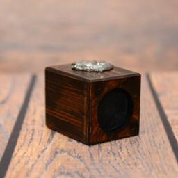 Black Russian Terrier - Wooden Candlestick With Dog, Souvenir, Decoration, Limited Edition, Collection - thumbnail 3
