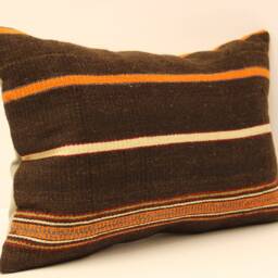 Throw Lumbar Kilim Pillow 14x20 Inch(35x50 cm Bohoturkish Kilim Pillowcover Chair Small Oblong Cushion Cover Tribal Pillow 4Bef-47 - thumbnail 2