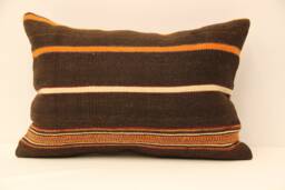 Throw Lumbar Kilim Pillow 14x20 Inch(35x50 cm Bohoturkish Kilim Pillowcover Chair Small Oblong Cushion Cover Tribal Pillow 4Bef-47 - thumbnail 1