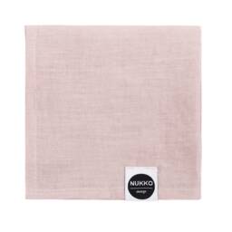 Pink Organic Linen Baby Swaddle Blanket, Eco Friendly Newborn Wrap & Burp Cloth Set - thumbnail 2