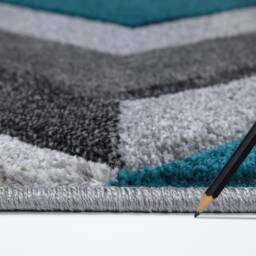 New Jade Silver Grey Rugs Small Large Mats Modern Contemporary Design UK - thumbnail 3