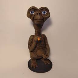 E.t. Handmade Polymer Clay Action Figure. Unique Collectible - thumbnail 2